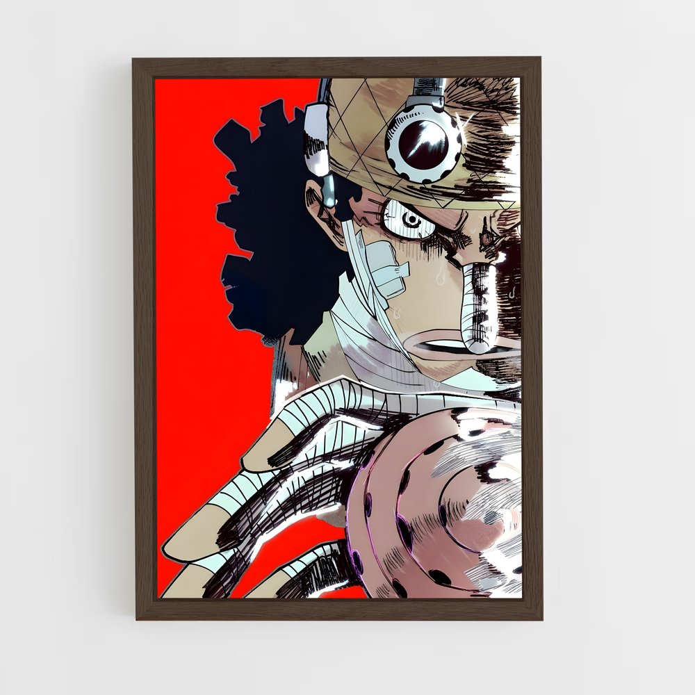 ap-usopp-3 cadre Bois foncé