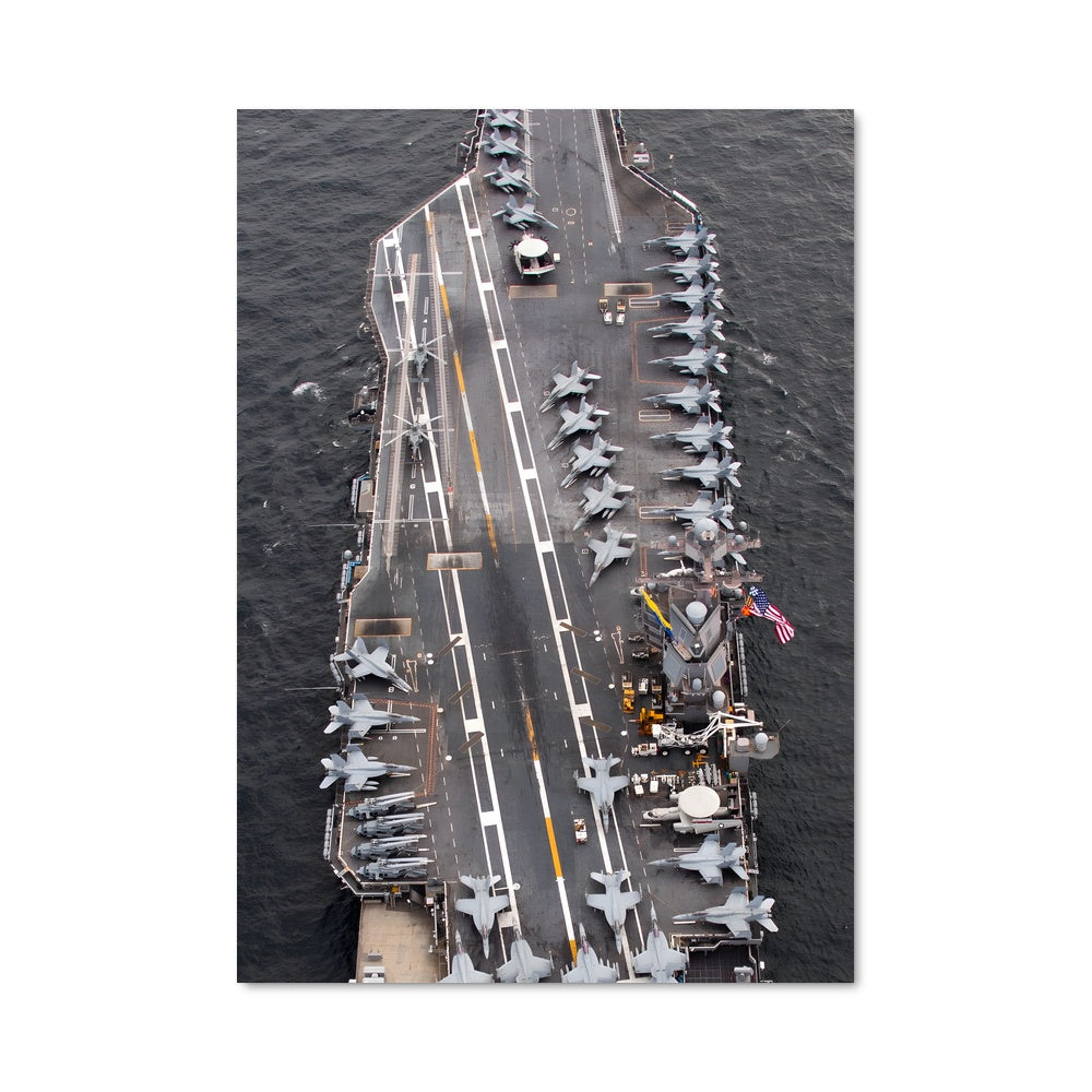 Poster Flotte de l'Uss Gerald R. Ford