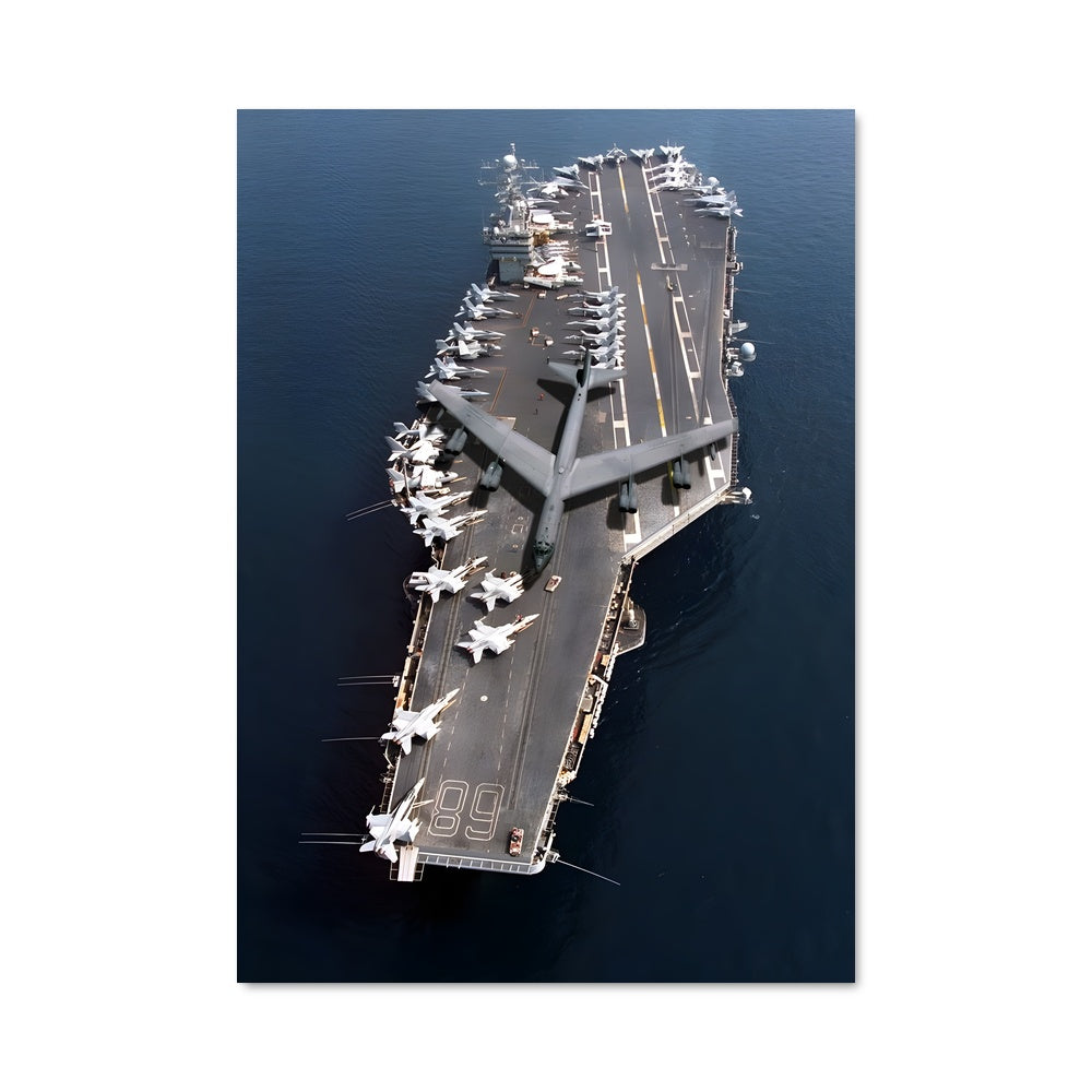 Poster Porte-Avions Uss Nimitz