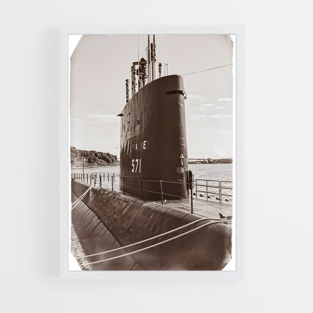 ap-uss nautilus-1 cadre Blanc
