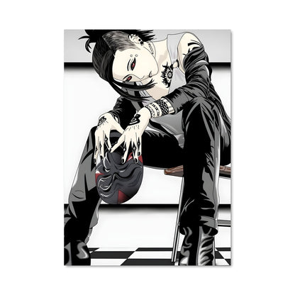 Poster Chic en Checkered