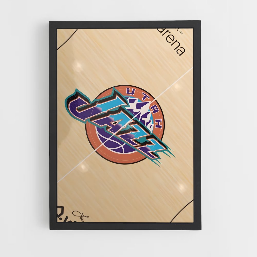 ap-utah jazz-4 cadre Noir