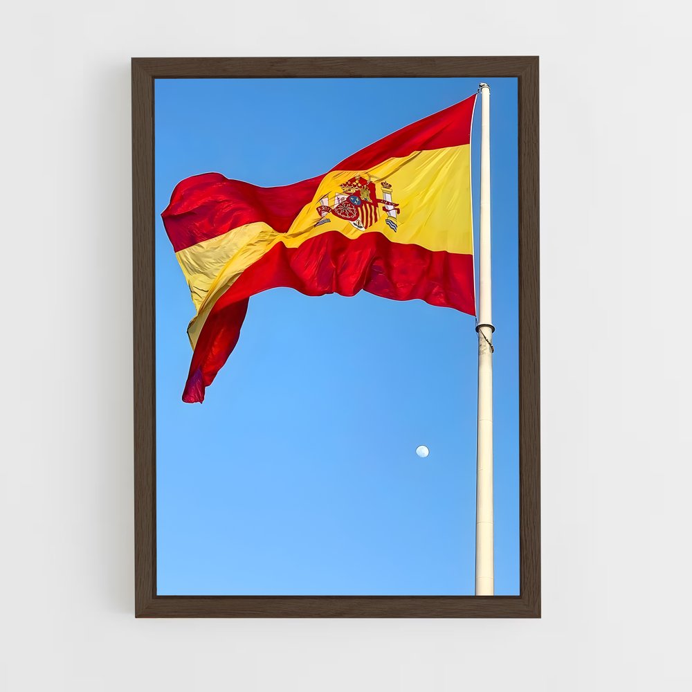 ap-valencia flag-1 cadre Bois foncé