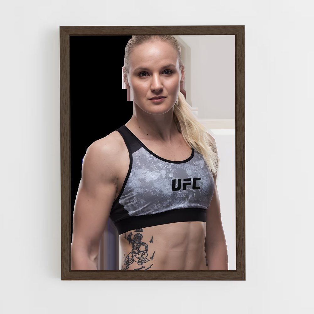 ap-valentina shevchenko-1 cadre Bois foncé