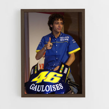 ap-valentino rossi-4 cadre Bois foncé