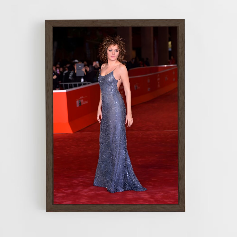 ap-valeria golino-6 cadre Bois foncé