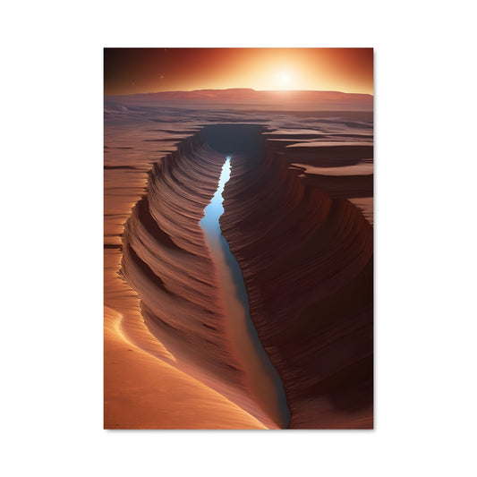 Poster Rivières Martiennes