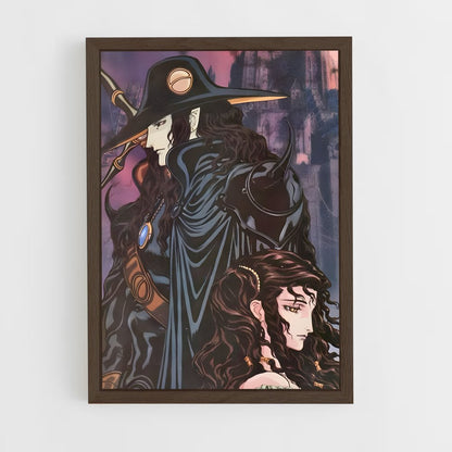 ap-vampire hunter d-1 cadre Bois foncé
