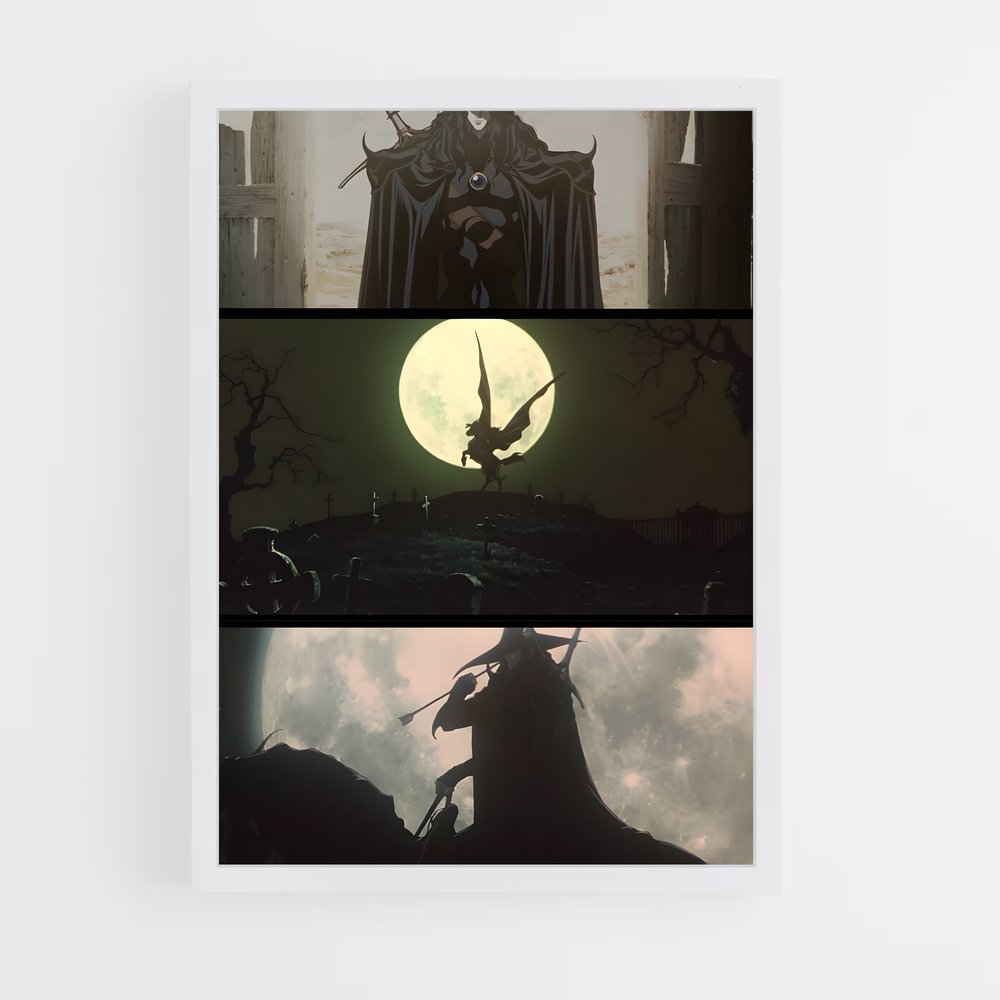 ap-vampire hunter d-2 cadre Blanc