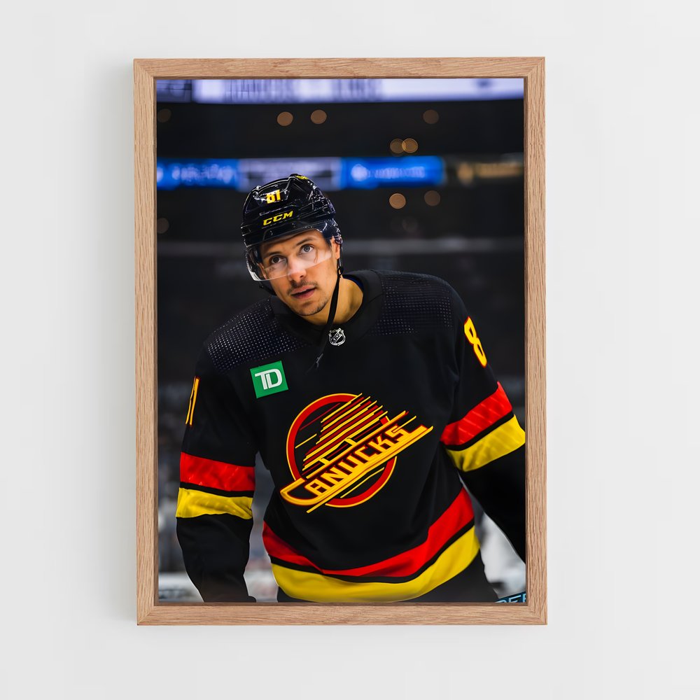 ap-vancouver canucks-13 cadre Bois clair
