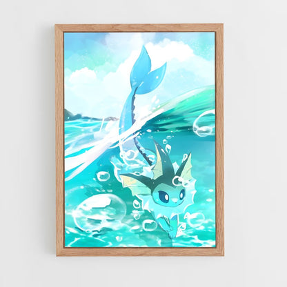 ap-vaporeon-4 cadre Bois clair