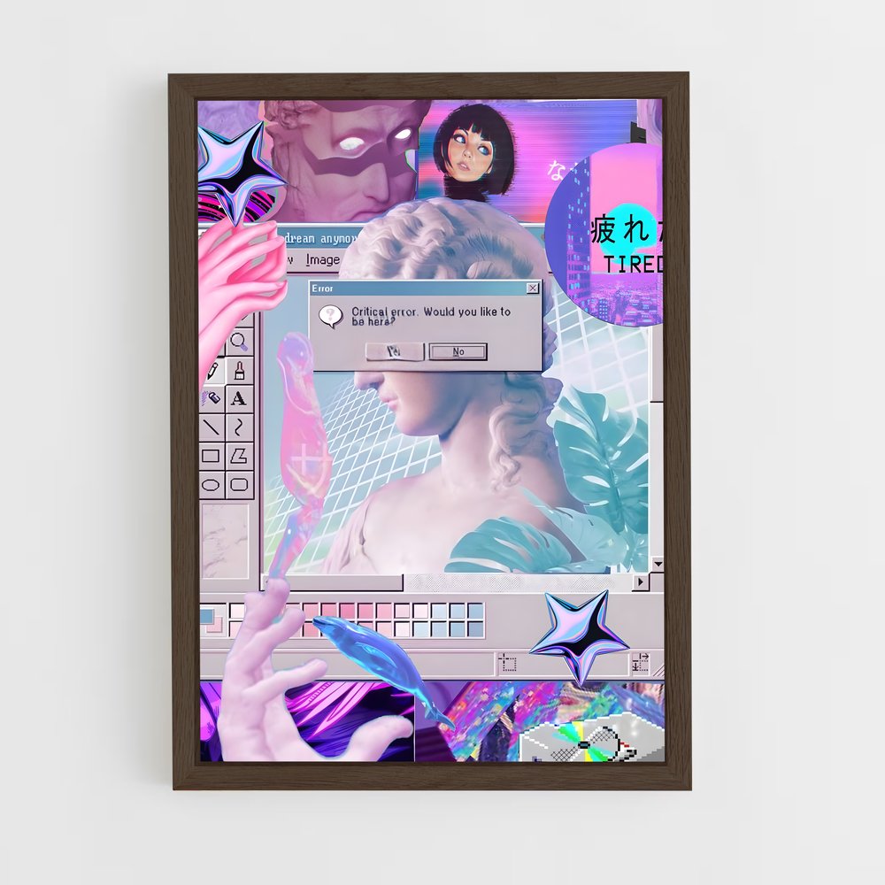 ap-vaporwave-2 cadre Bois foncé