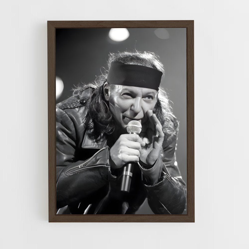 ap-vasco rossi-4 cadre Bois foncé
