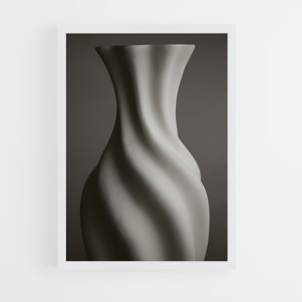 ap-vase-9 cadre Blanc