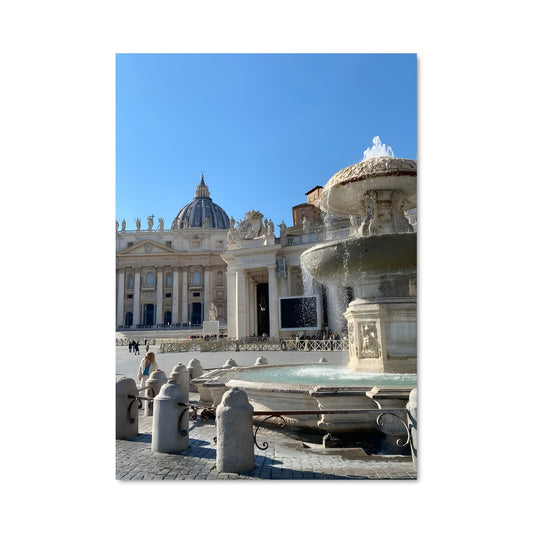 Poster Fontaine du Vatican