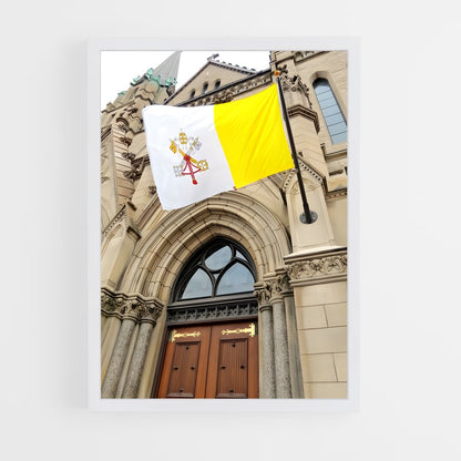 ap-vatican city flag-1 cadre Blanc