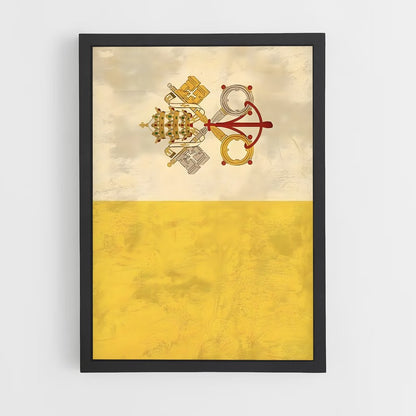 ap-vatican flag-1 cadre Noir