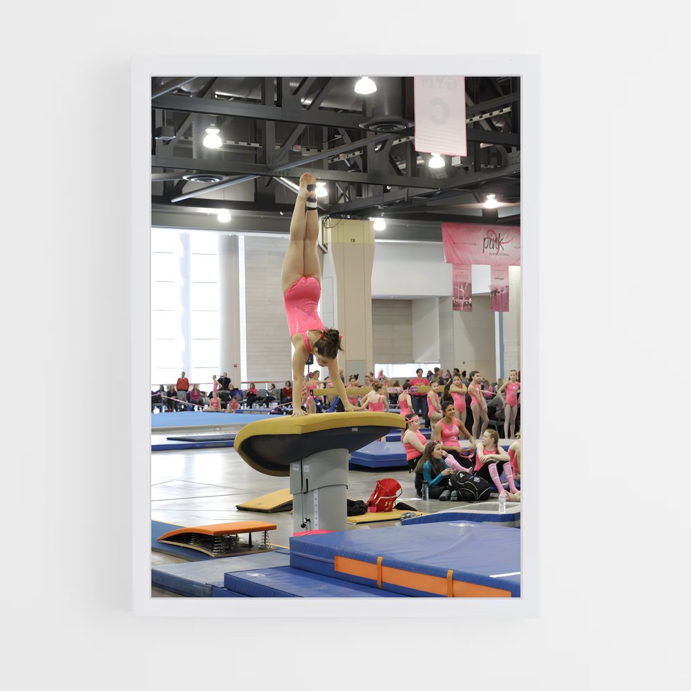 ap-vault gymnastics-1 cadre Blanc