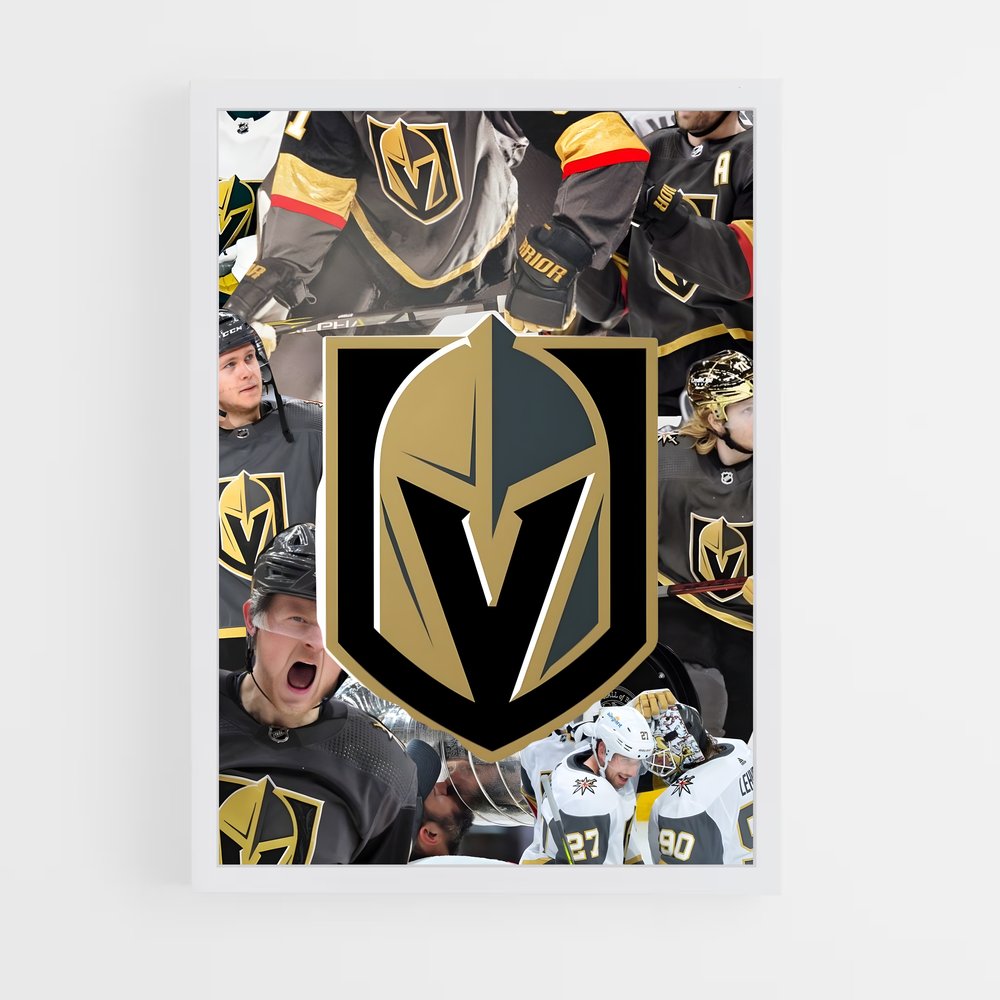 ap-vegas golden knights-1 cadre Blanc