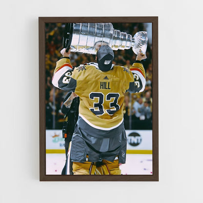 ap-vegas golden knights-2 cadre Bois foncé