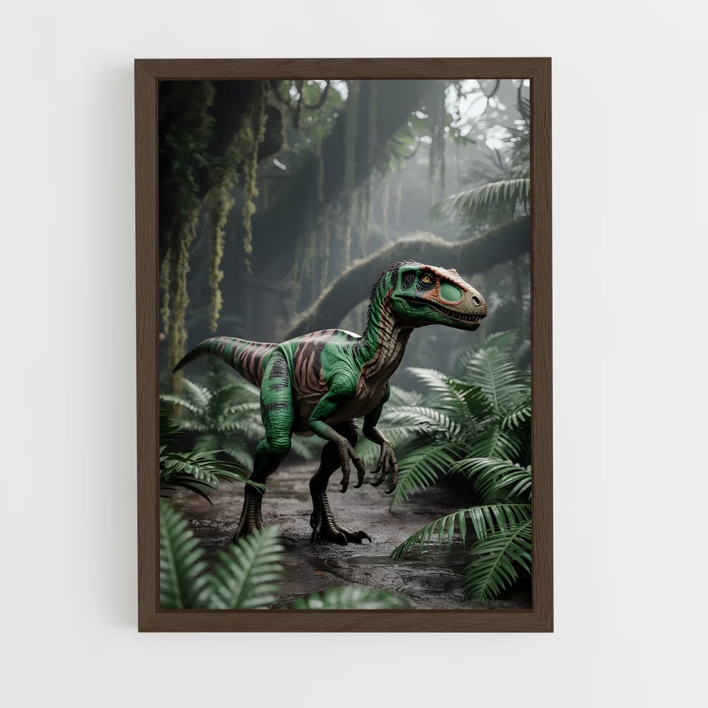 ap-velociraptor-4 cadre Bois foncé