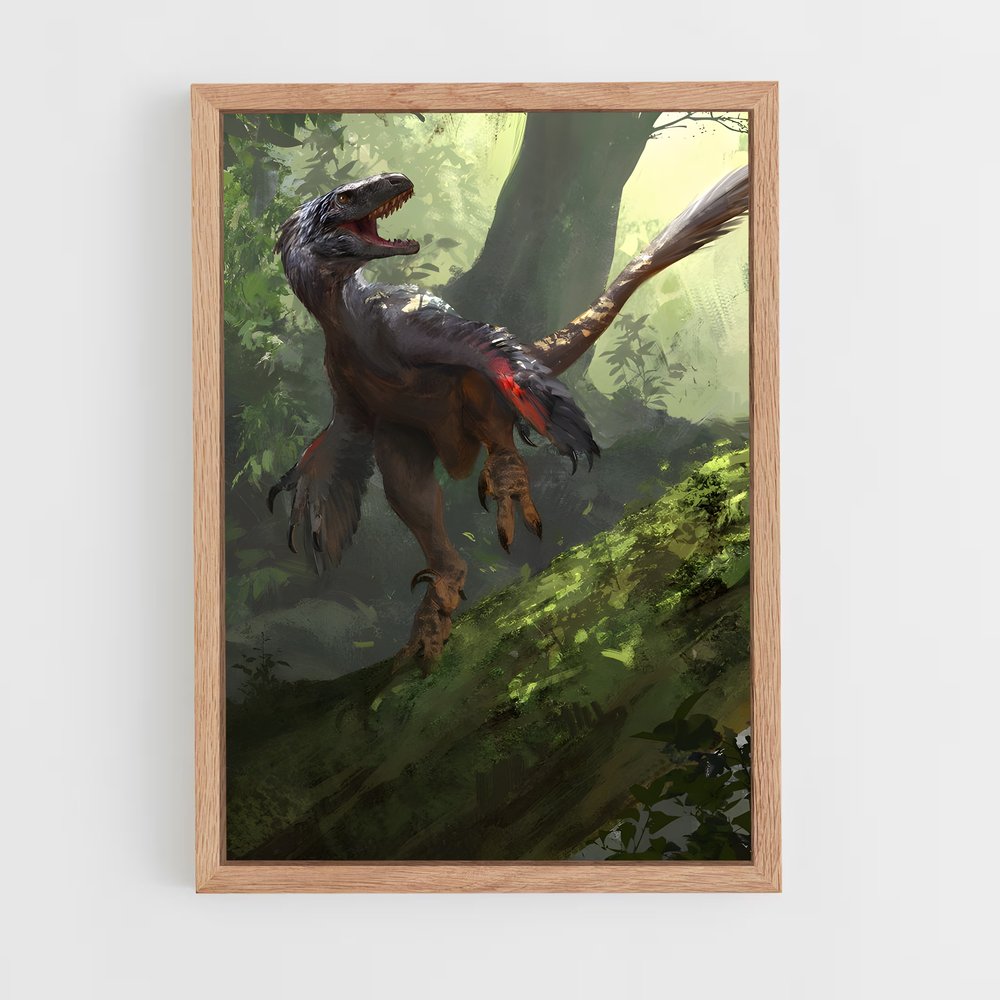 ap-velociraptor-5 cadre Bois clair