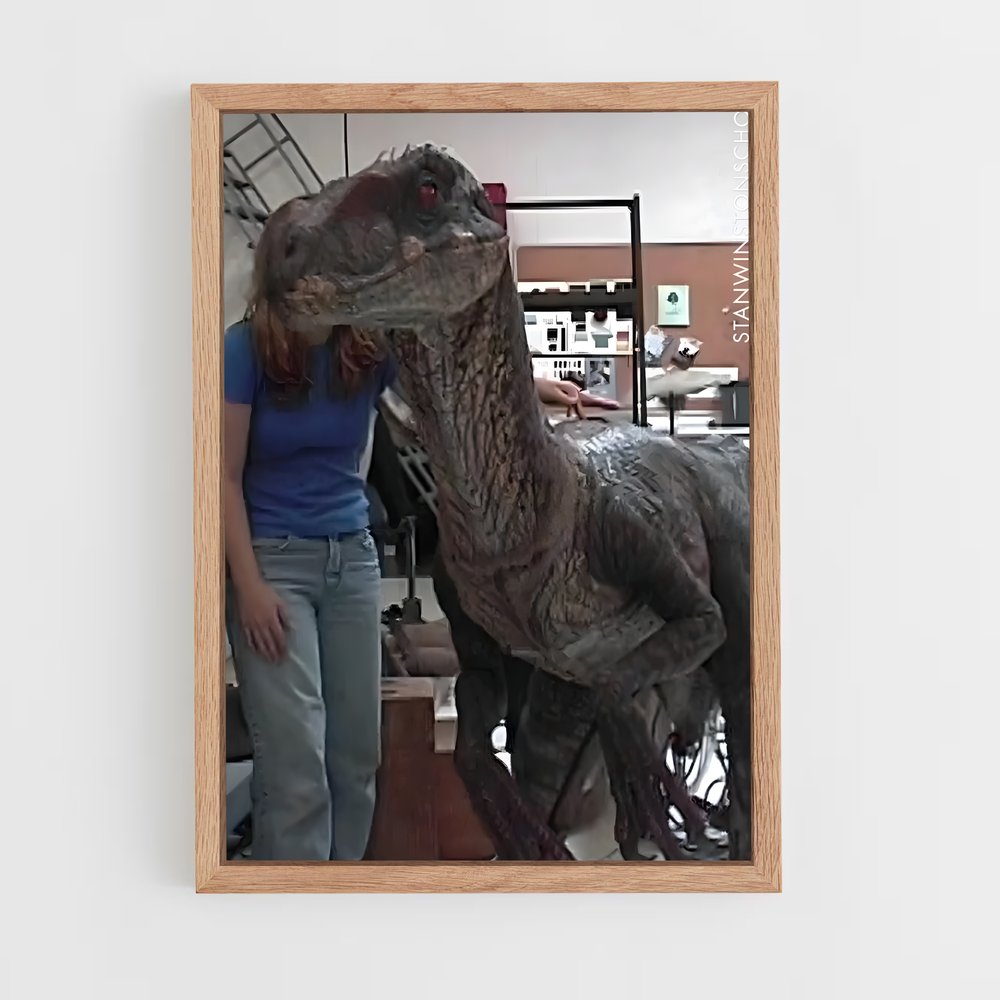 ap-velociraptors-7 cadre Bois clair