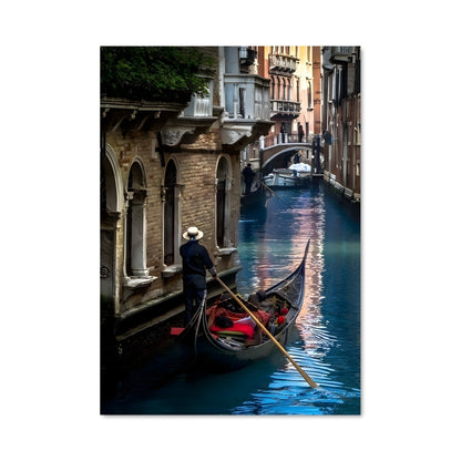 Poster Venetian gondola 80325