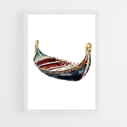 ap-venetian gondola-1 cadre Blanc