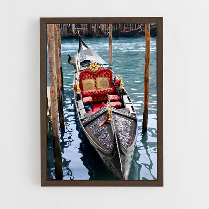 ap-venetian gondola-10 cadre Bois foncé
