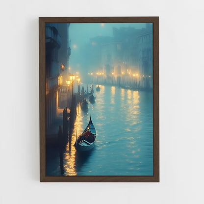 ap-venetian gondola-11 cadre Bois foncé