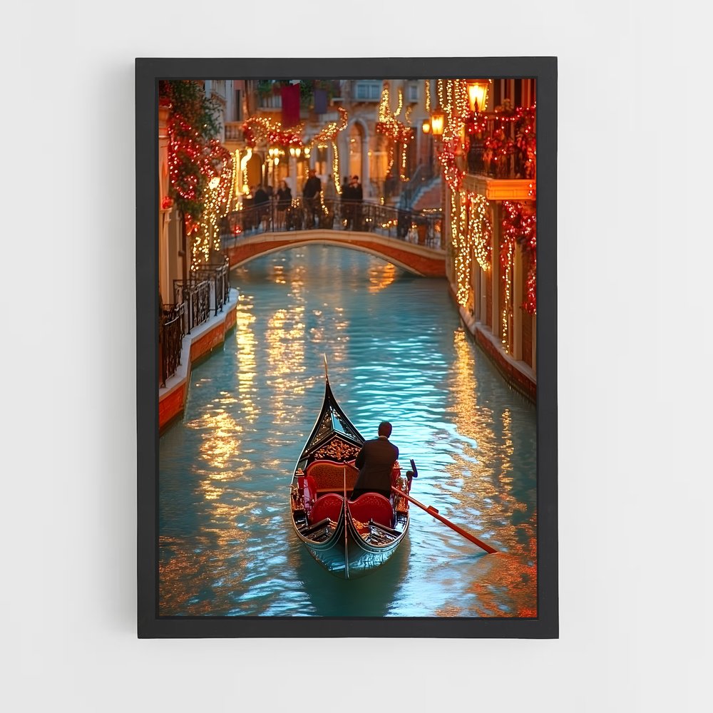 ap-venetian gondola-4 cadre Noir