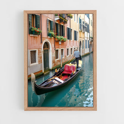 ap-venetian gondola-6 cadre Bois clair