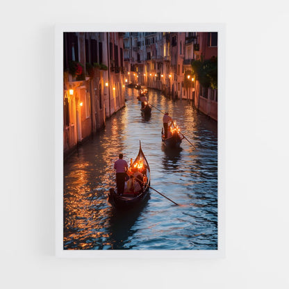ap-venetian gondola-7 cadre Blanc