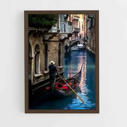 ap-venetian gondola-8 cadre Bois foncé