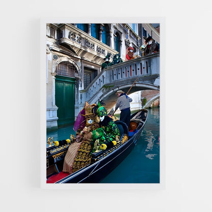 ap-venetian gondola-9 cadre Blanc