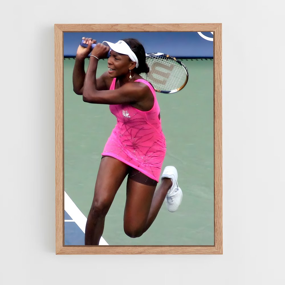 ap-venus williams-4 cadre Bois clair