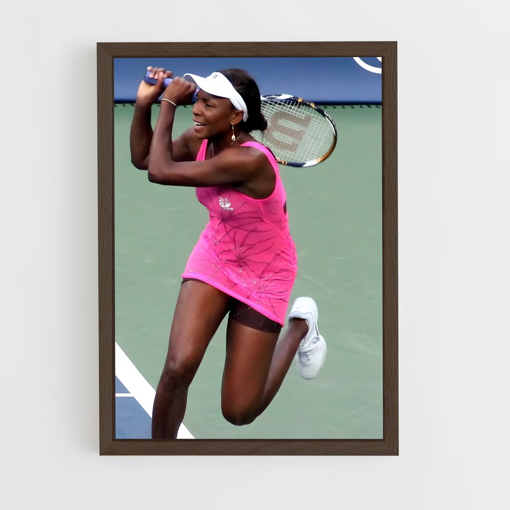 ap-venus williams-4 cadre Bois foncé