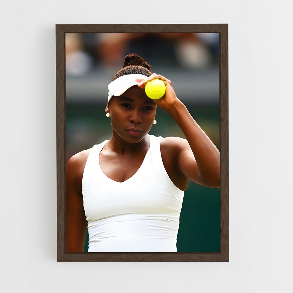 ap-venus williams-6 cadre Bois foncé