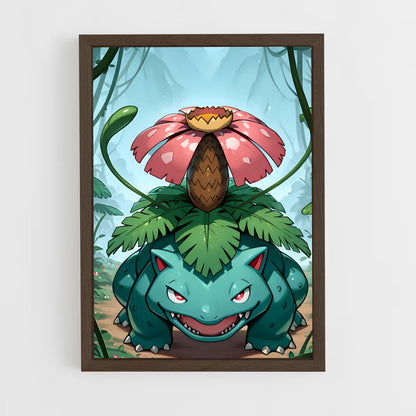 ap-venusaur-1 cadre Bois foncé