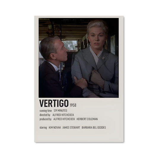 Poster Frissons de Vertigo