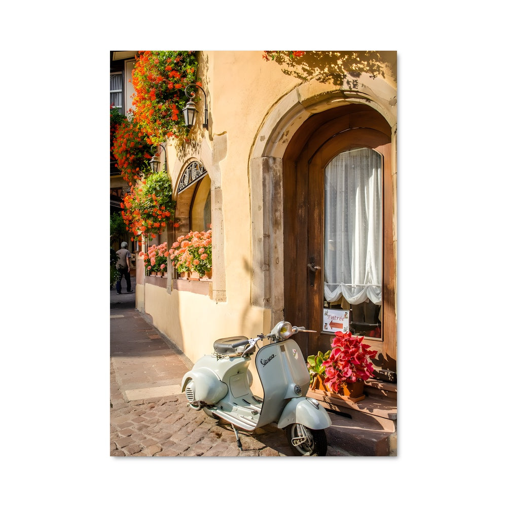 Poster Vespa au Crépuscule