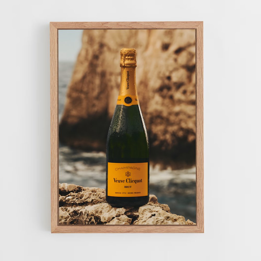 ap-veuve clicquot-1 cadre Bois clair
