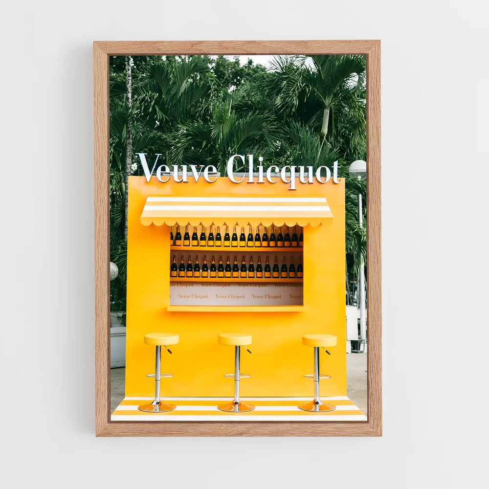 ap-veuve clicquot-2 cadre Bois clair
