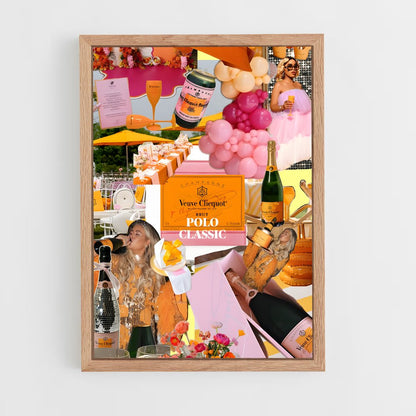 ap-veuve clicquot-7 cadre Bois clair