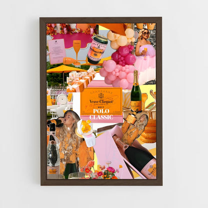 ap-veuve clicquot-7 cadre Bois foncé