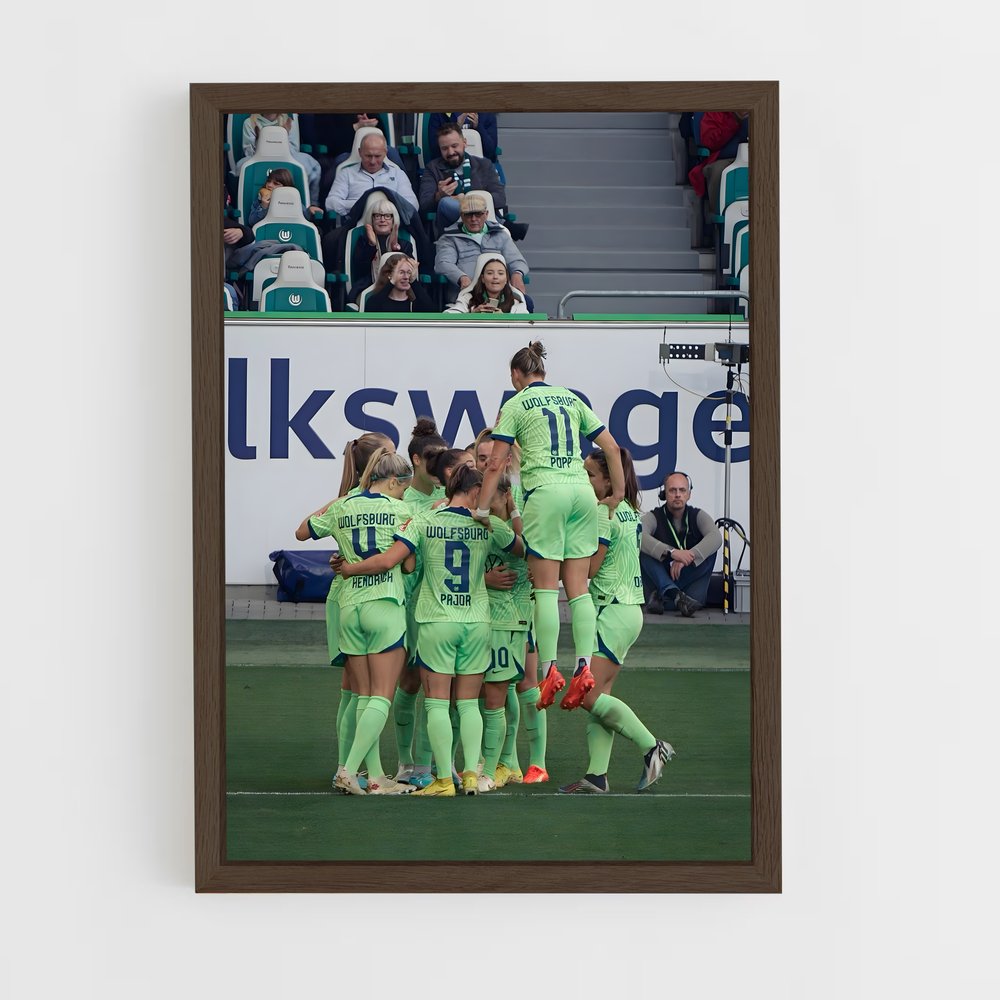 ap-vfl wolfsburg-10 cadre Bois foncé