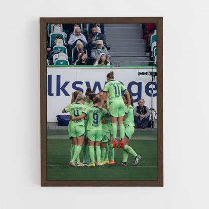ap-vfl wolfsburg-10 cadre Bois foncé