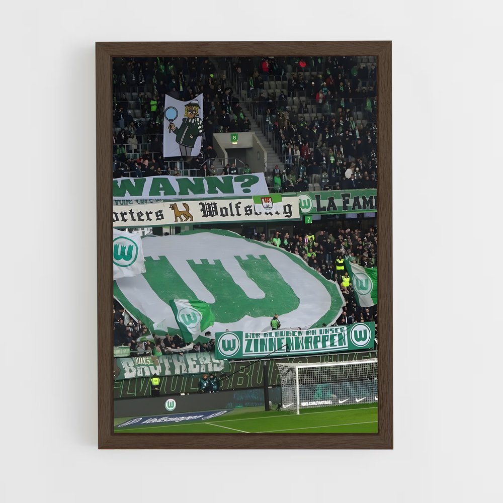 ap-vfl wolfsburg-3 cadre Bois foncé