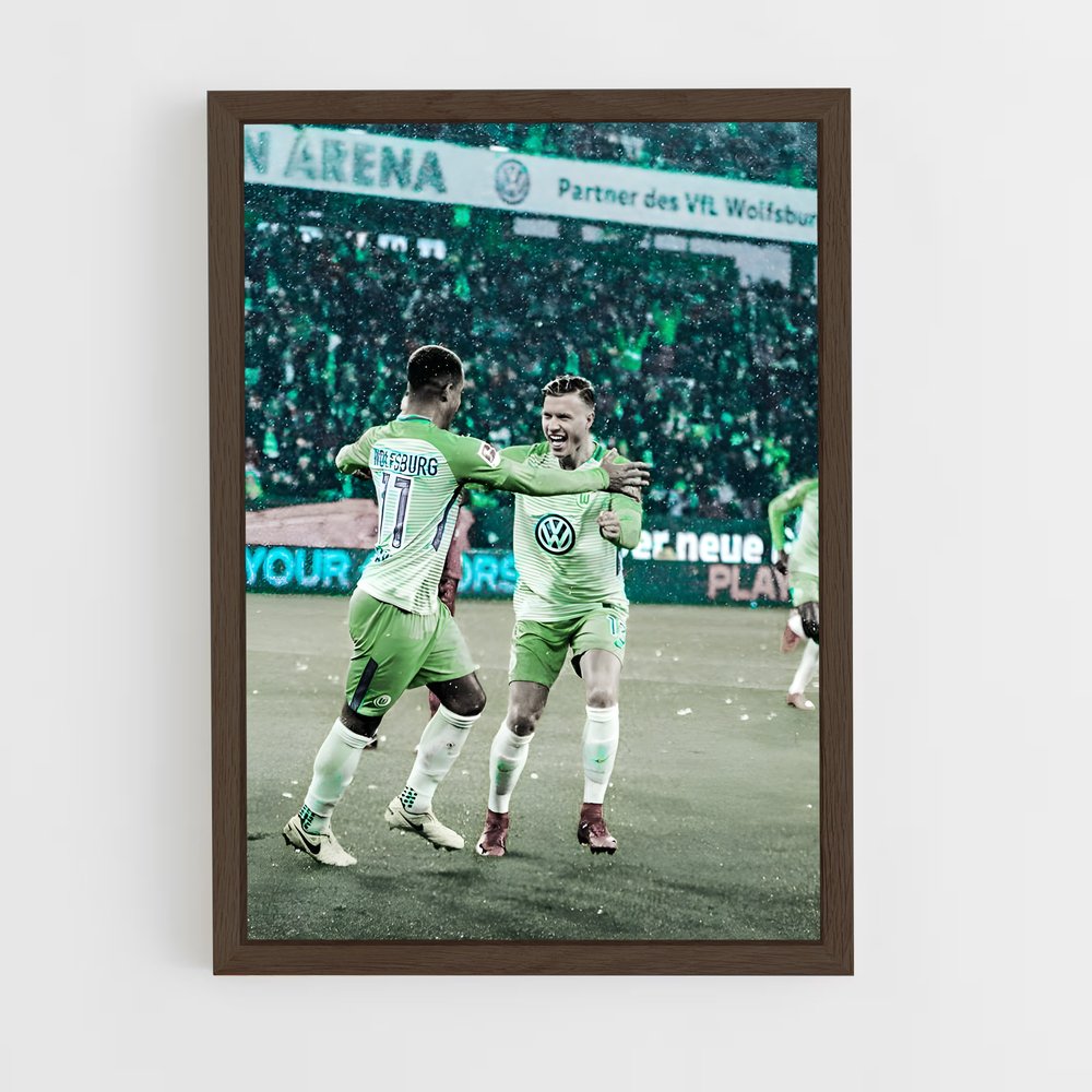 ap-vfl wolfsburg-5 cadre Bois foncé